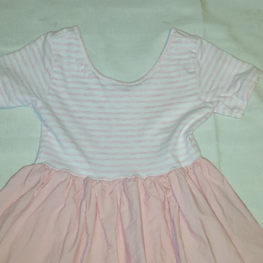 Mila and Emma pink dress